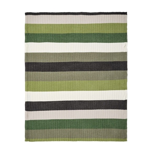 IKEA FJÄLLTRIFT FJALLTRIFT Throw, Gray/Green, 51”x67" (105.542.07) NEW - Picture 3 of 4